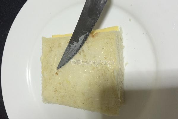芝士火腿三明治的做法图解4