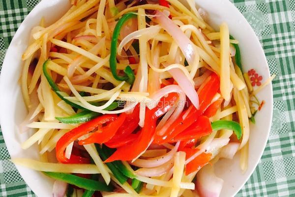 酸辣洋葱土豆丝的做法图解9