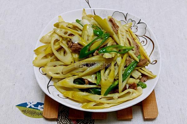 春笋炒肉的做法图解8