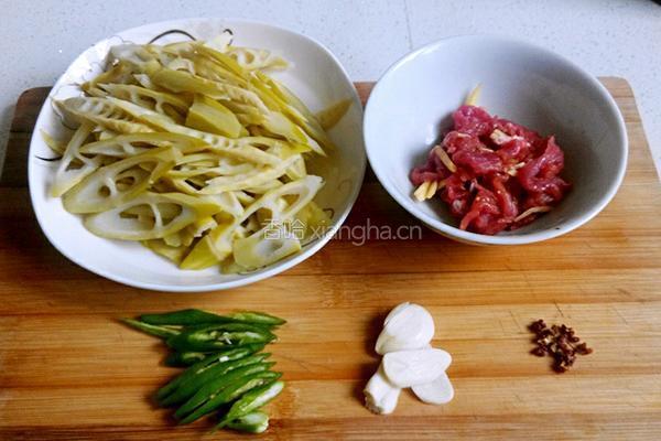 春笋炒肉的做法图解5