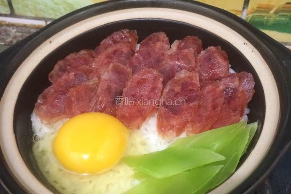 腊肠煲仔饭的做法图解6