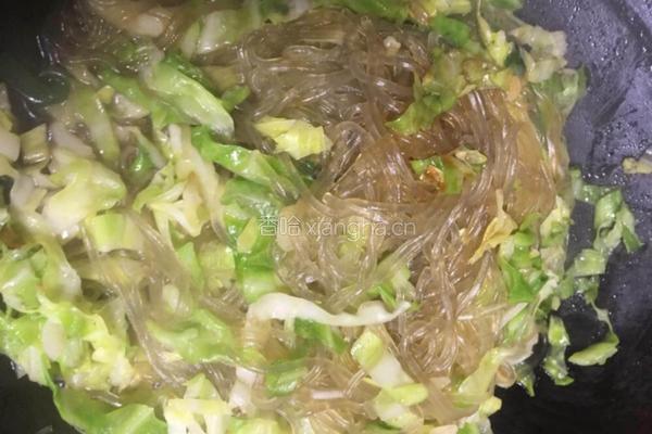 白菜炒粉丝的做法图解12