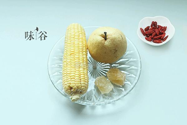 甜玉米梨子糖水的做法图解1