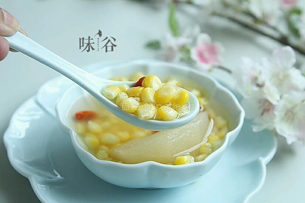 甜玉米梨子糖水的做法图解7