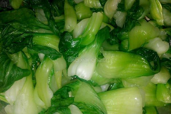爆炒油菜的做法图解7