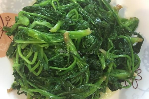 清炒菠菜的做法图解5