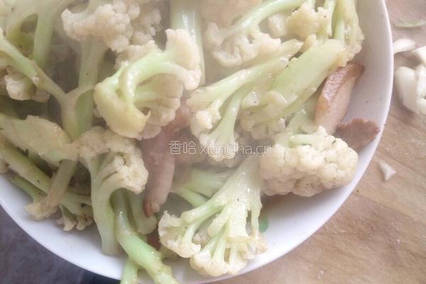 小炒有机菜花的做法图解4