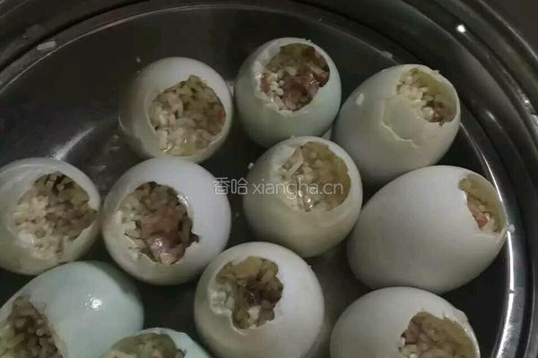 咸蛋腊肠糯米饭的做法图解3