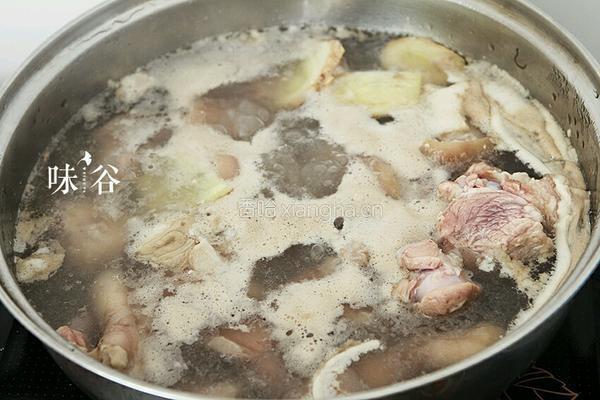 黄豆猪脚汤的做法图解3