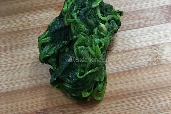 凉拌花生米菠菜的做法图解6