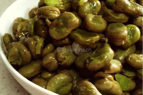 清炒蚕豆的做法图解8