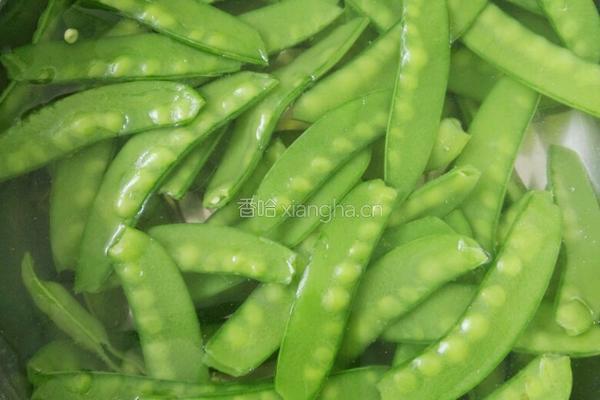 清炒荷兰豆的做法图解4