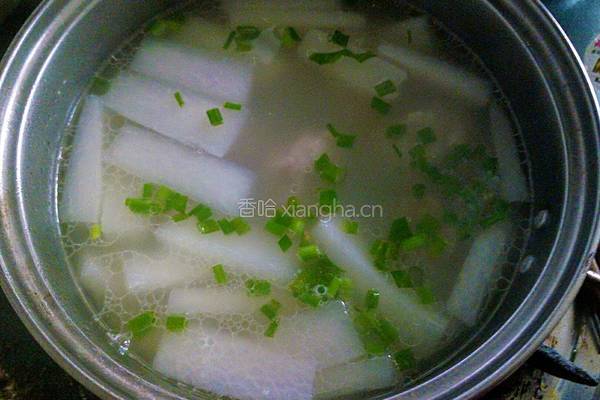 白萝卜排骨汤的做法图解8