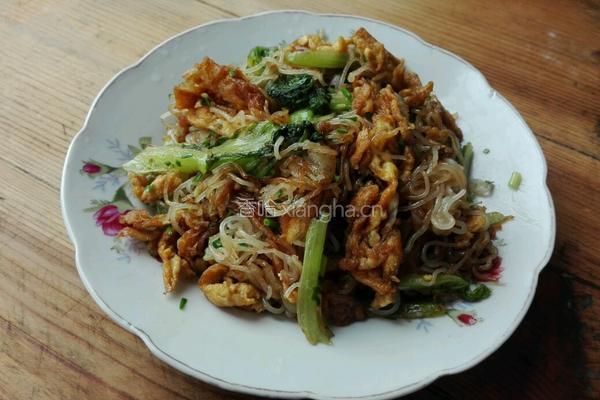 鸡蛋生菜炒米粉的做法图解10