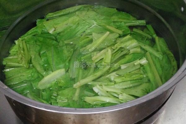 凉拌油麦菜的做法图解2