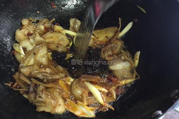 蒜薹回锅肉的做法图解9