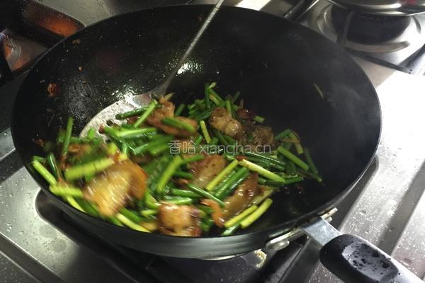 蒜薹回锅肉的做法图解11
