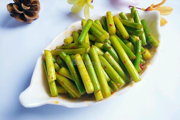 腌蒜苔