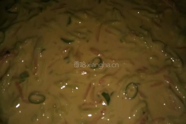 西瓜皮鸡蛋饼的做法图解5