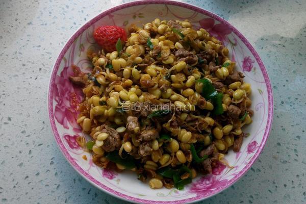 肉炒黄豆芽的做法图解6