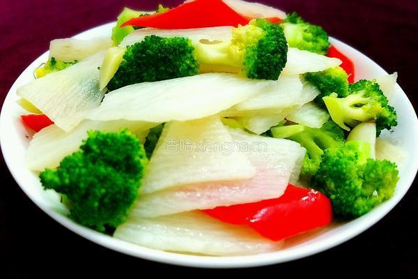 清炒山药西兰花的做法图解10