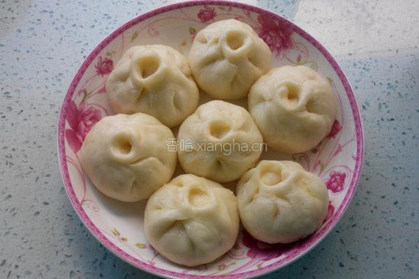 甘蓝肉包子的做法图解5
