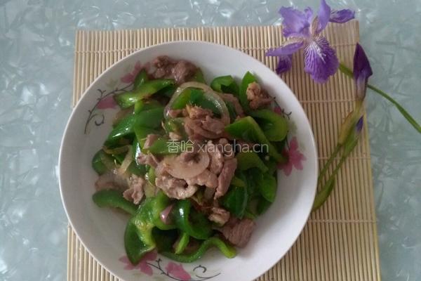 尖椒炒肉的做法图解6