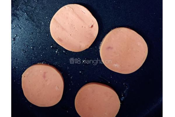 鸡蛋火腿肉松三明治的做法图解5