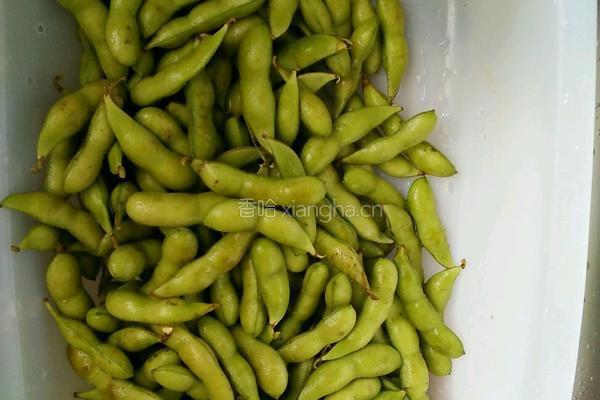 水煮毛豆的做法图解1