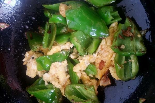 鸡蛋炒辣椒的做法图解6