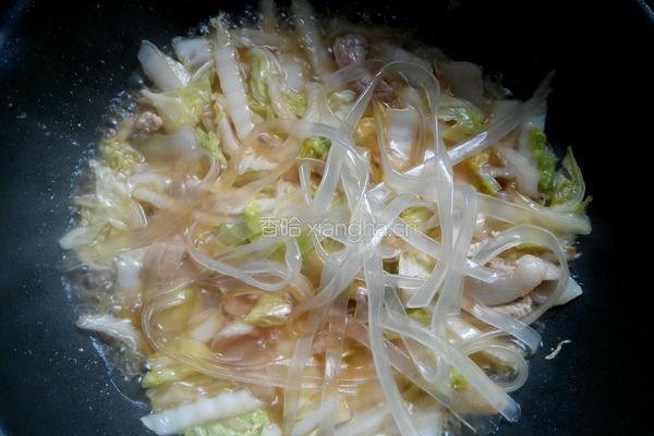 猪肉白菜炖粉条的做法图解9