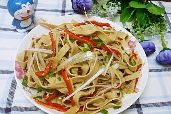 葱油豆腐皮的做法图解9