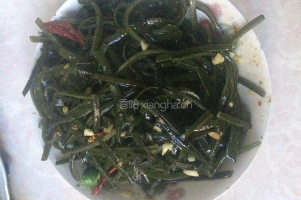 炒海带的做法图解6