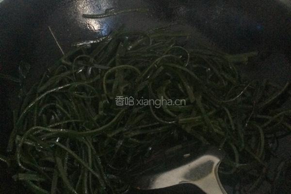 炒海带的做法图解5