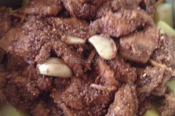 川味粉蒸肉的做法图解4