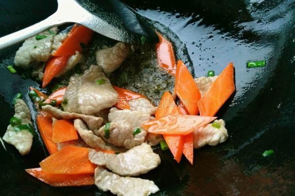 莴笋炒肉片的做法图解4