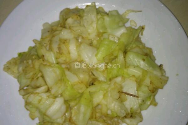 干锅手撕包菜的做法图解3