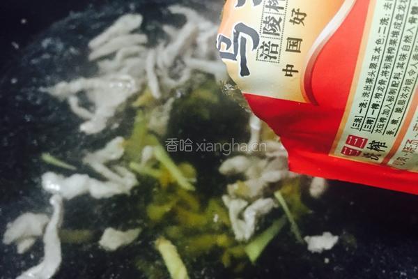 榨菜肉丝汤的做法图解5