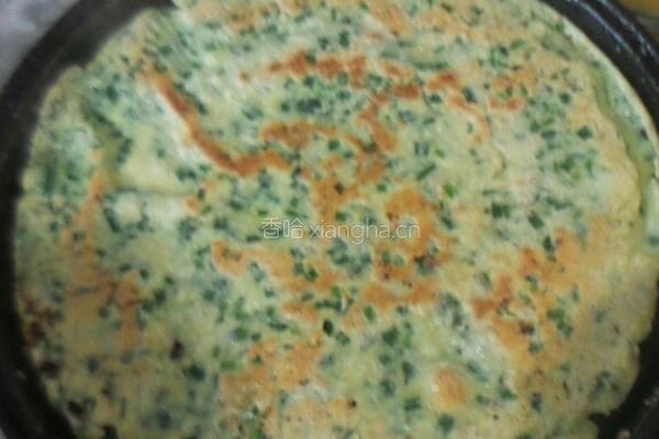 烙韭菜饼的做法图解7