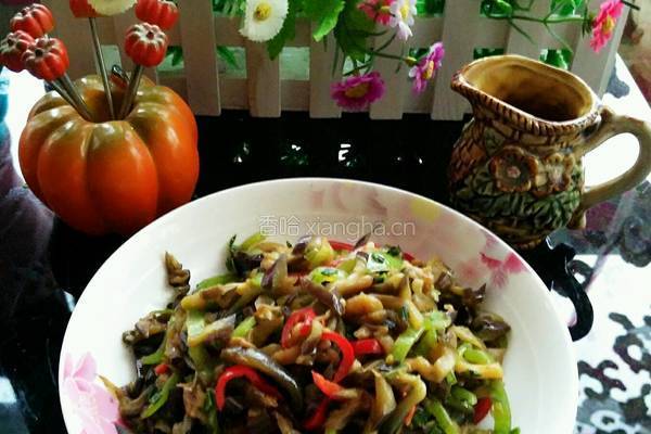 青椒茄子丝的做法图解7