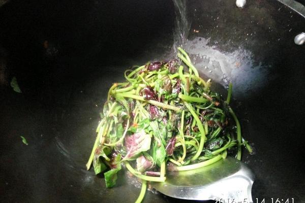 蒜炒紫苋菜的做法图解9