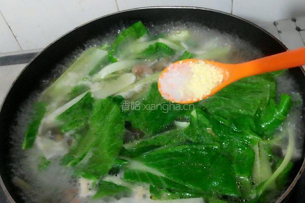 上汤小白菜的做法图解8