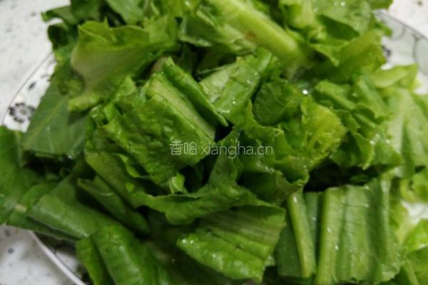 青菜粥的做法图解1