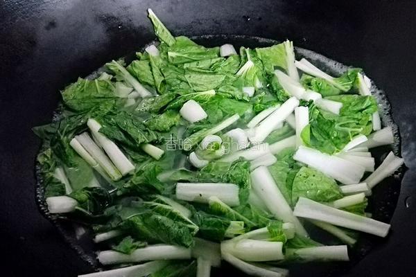 小白菜炒肉丝的做法图解4