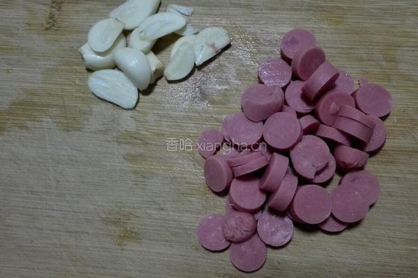 青菜炒香菇的做法图解4