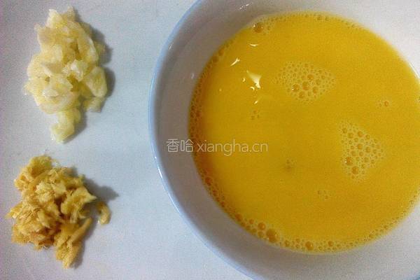 油菜炒鸡蛋的做法图解3
