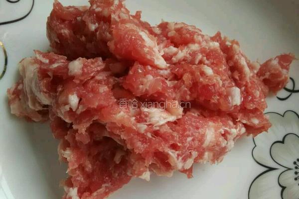 肉末蒸蛋的做法图解1