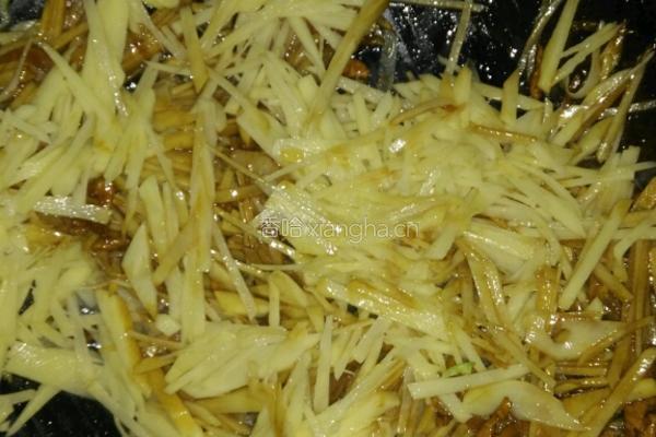 土豆丝炒肉的做法图解5