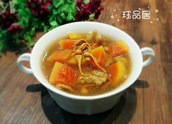 虫草花木瓜排骨汤