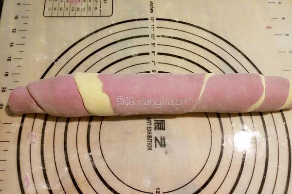 双色紫薯馒头卷的做法图解12